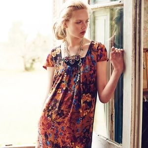 Anthropologie Maeve Pintura Silk Shift X-Large